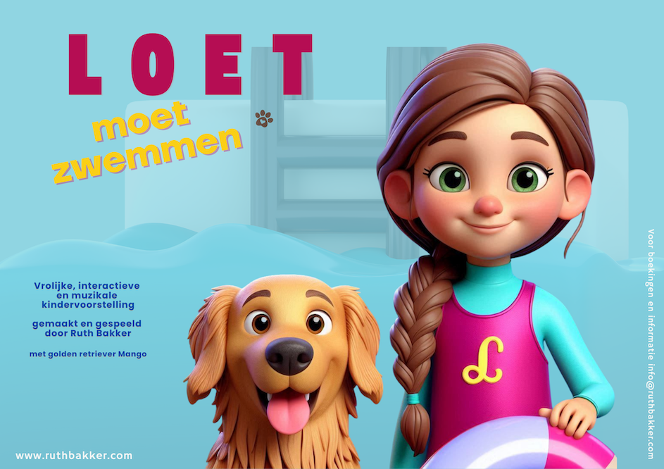 Loet moet zwemmen kindervoorstelling Ruth Bakker